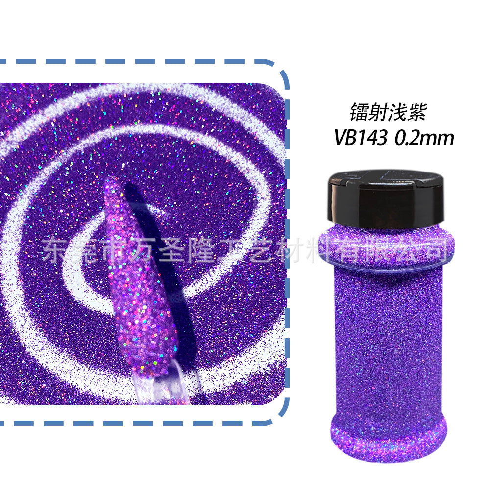 Wholesale Holographic Bottle Glitter Nail Art Colorful Sequins